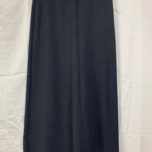 Eileen fisher midi black skirt
